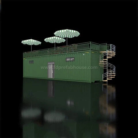 Lovačka kuća kontejner s garažom