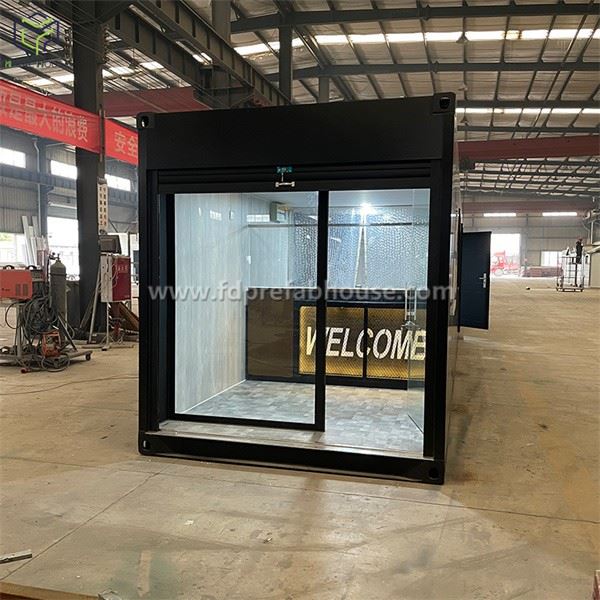 40-foot Aluminum Composite Panel Container Coffee Shop factory